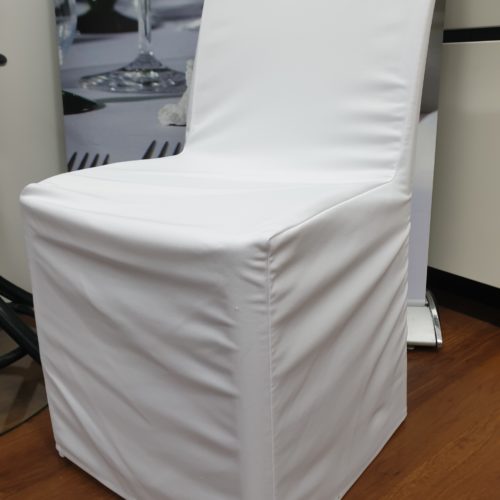 Housse de chaise blanche
