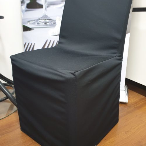 Housse de chaise noire