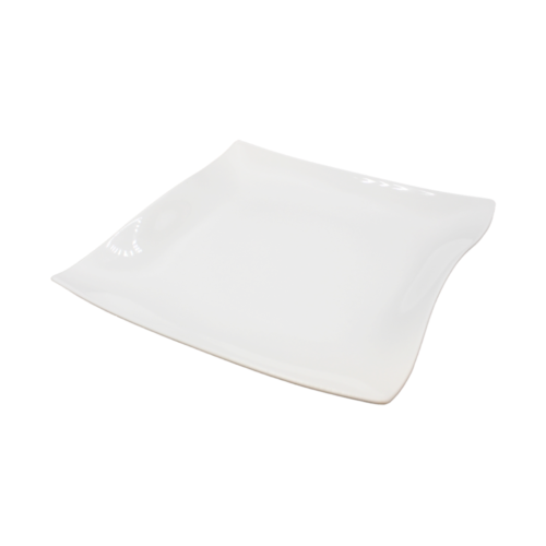 Assiette carrée vague