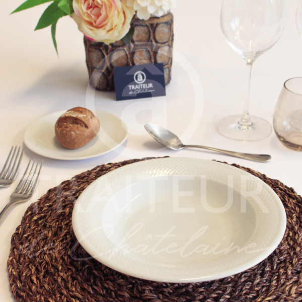 Assiette creuse granulée – Image 2