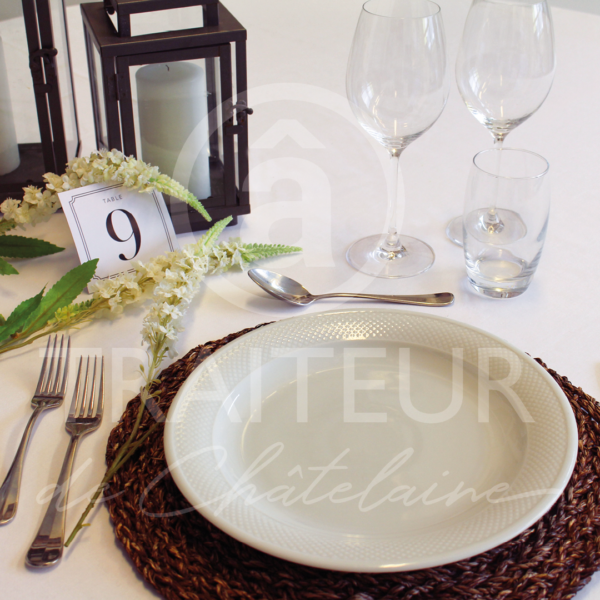 Assiette ronde granulée – Image 2