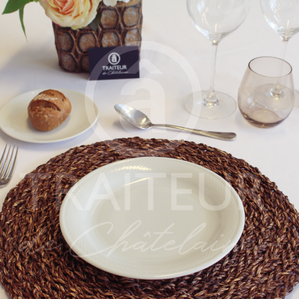 Assiette ronde granulée – Image 4