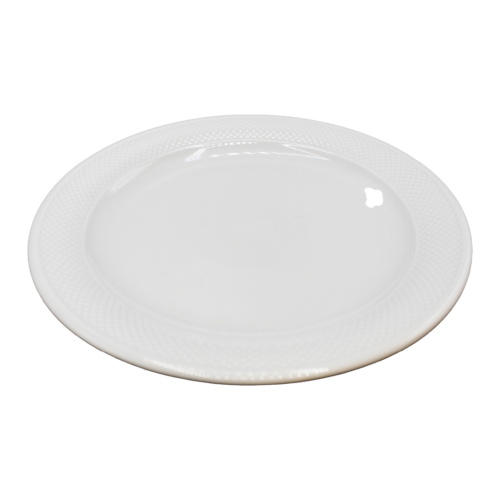 Assiette ronde granulée