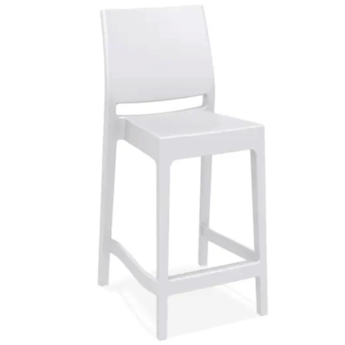 Chaise haute blanche